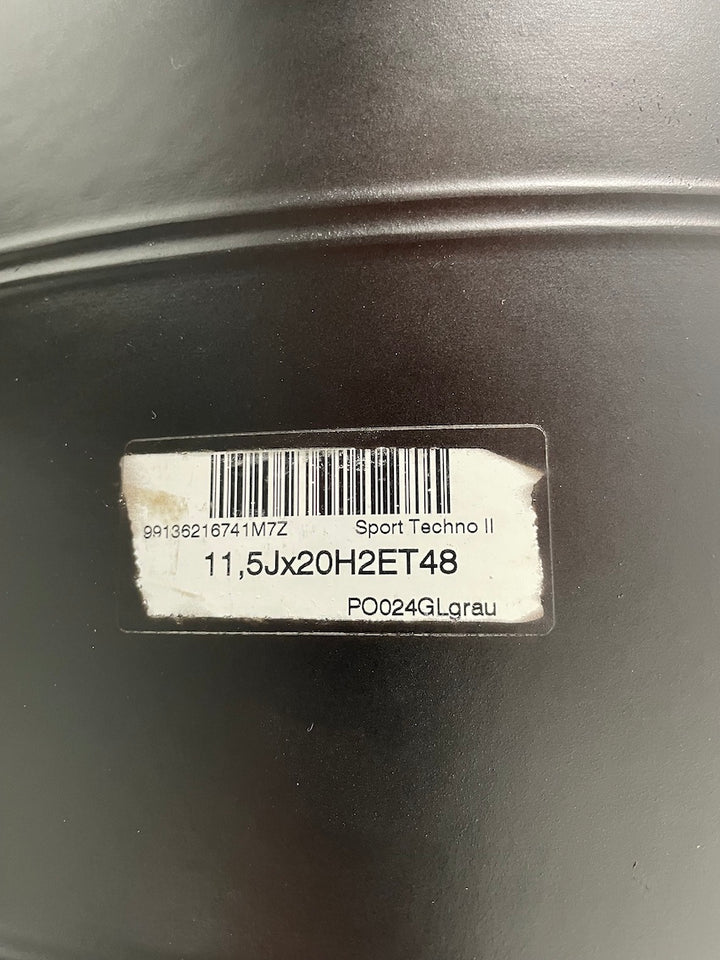 PORSCHE 991 20 Zoll Sport Techno Felgen 4S C4 Allrad NEUWERTIG