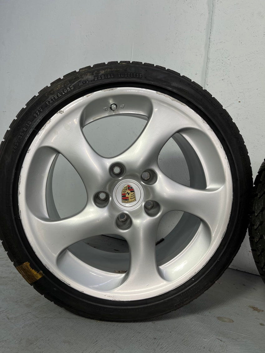 Porsche 996 18 Zoll Turbo Look II TURBO 4S Winterräder 8J + 10J ET47