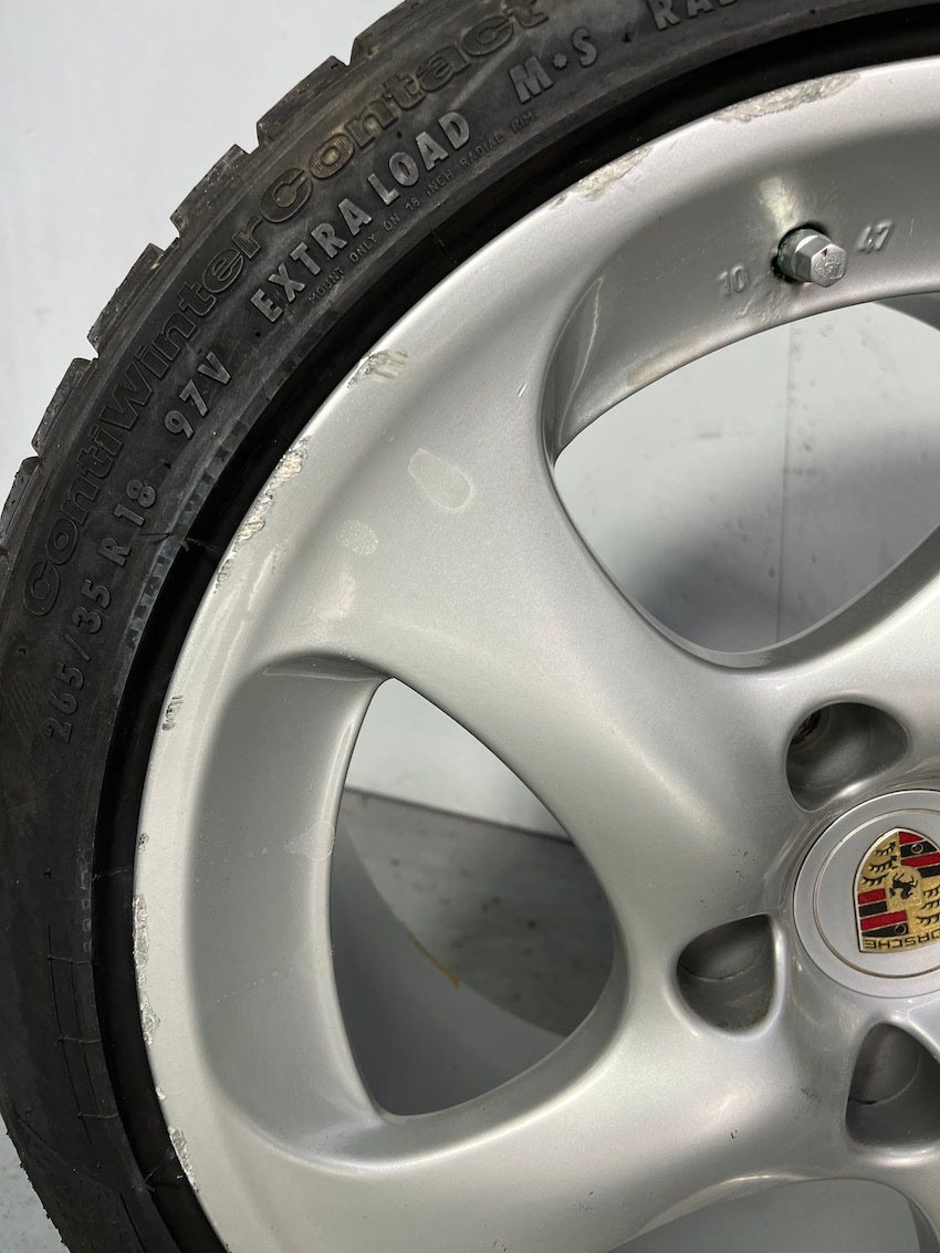 Porsche 996 18 Zoll Turbo Look II TURBO 4S Winterräder 8J + 10J ET47