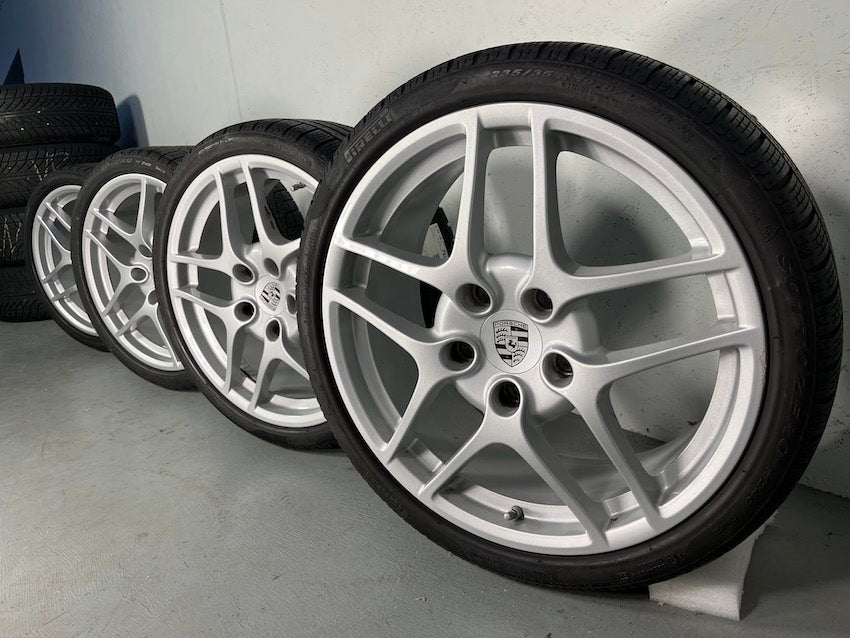 Porsche 997 19 Zoll Carrera SII Winter Räder C4 4S neuwertiges Profil