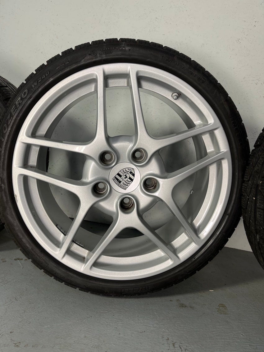 Porsche 997 19 Zoll Carrera SII Winter Räder C4 4S neuwertiges Profil