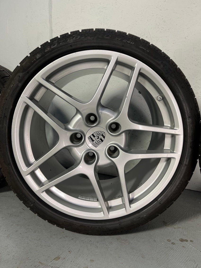 Porsche 997 19 Zoll Carrera SII Winter Räder C4 4S neuwertiges Profil