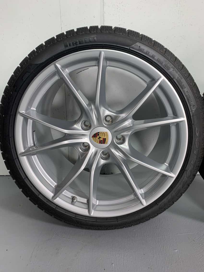 Porsche 991.2 20 Zoll Carrera S Winter Räder Pirelli 4S C4 6,5-7,5mm