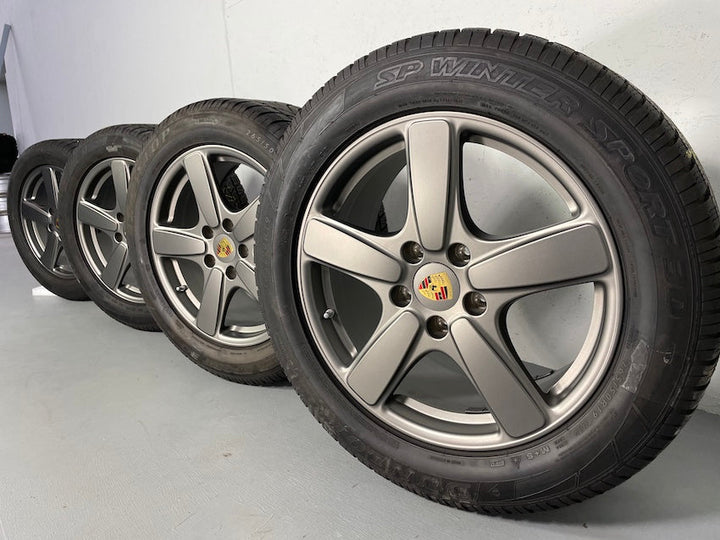 Porsche Cayenne 19 Zoll 958 Sport Classic Winter Räder Dunlop PLATINUM