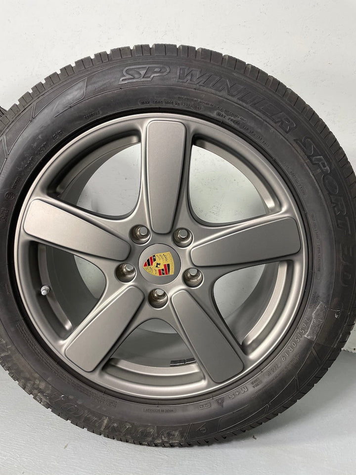 Porsche Cayenne 19 Zoll 958 Sport Classic Winter Räder Dunlop PLATINUM