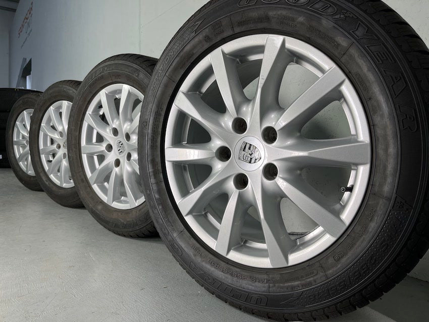 Porsche Cayenne 18 Zoll Winter Räder 958 Goodyear 8mm DOT2018