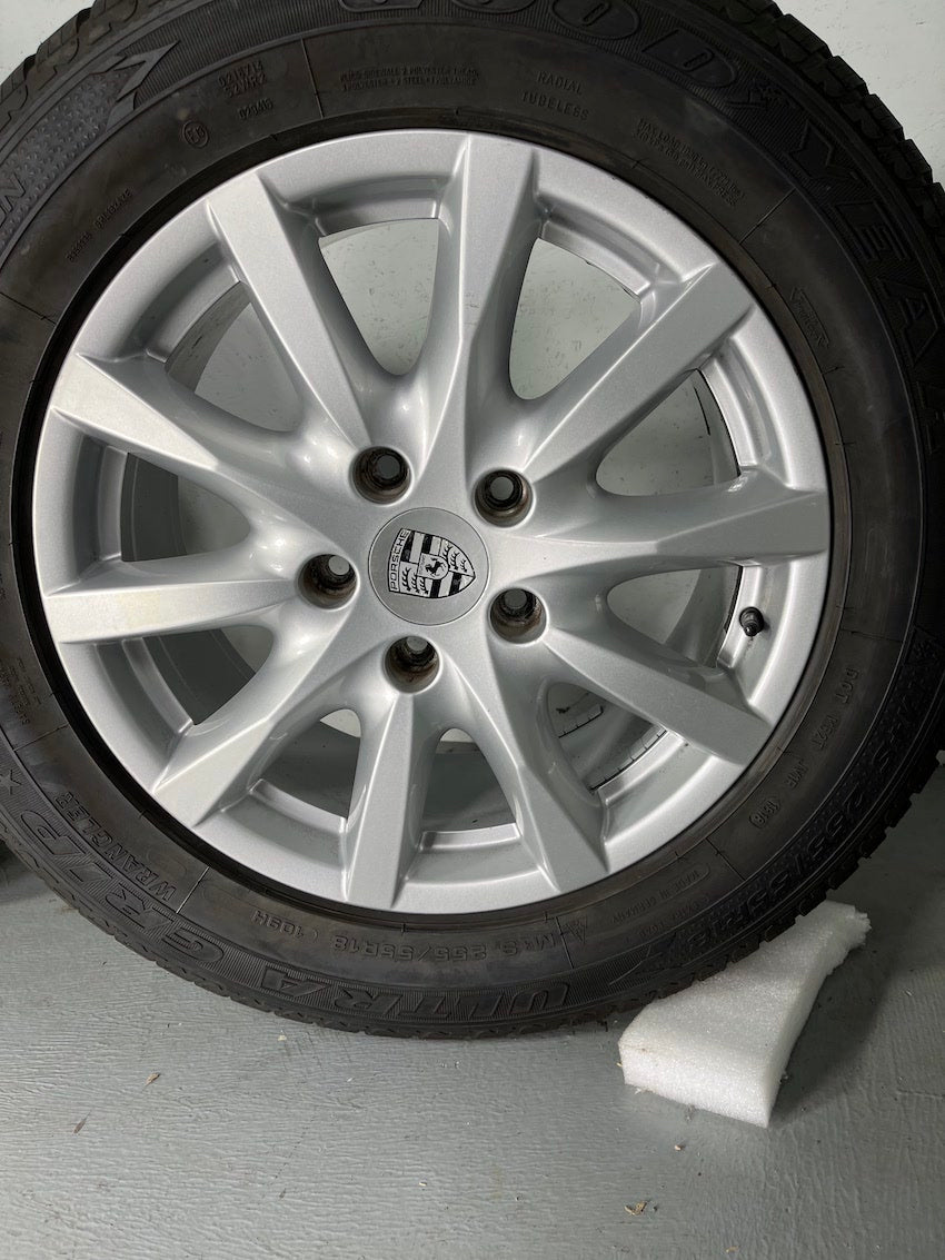 Porsche Cayenne 18 Zoll Winter Räder 958 Goodyear 8mm DOT2018