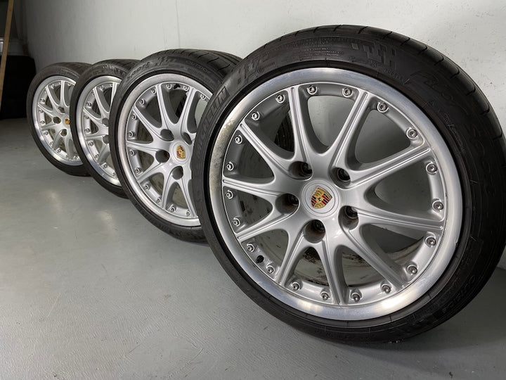 Porsche 996 993 C2 C4 18 Zoll Sport Design Felgen 7,5J + 10J GT3 ORIGINAL