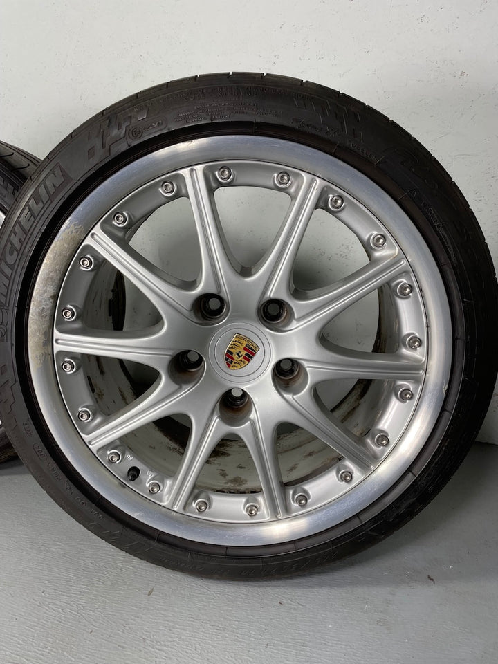 Porsche 996 993 C2 C4 18 Zoll Sport Design Felgen 7,5J + 10J GT3 ORIGINAL