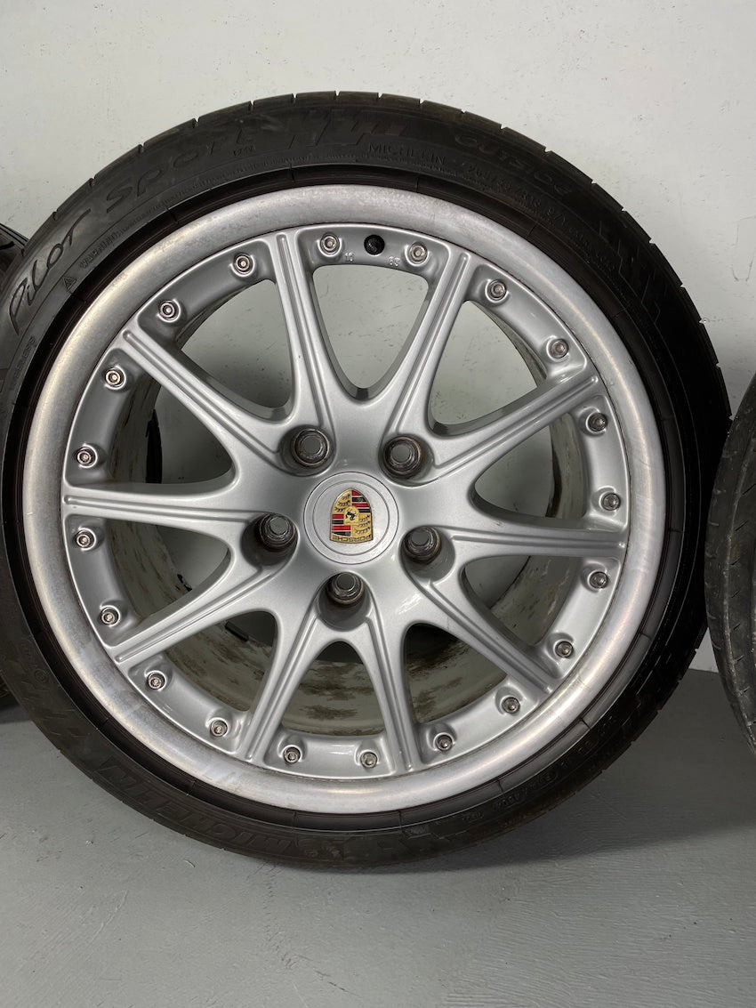 Porsche 996 993 C2 C4 18 Zoll Sport Design Felgen 7,5J + 10J GT3 ORIGINAL