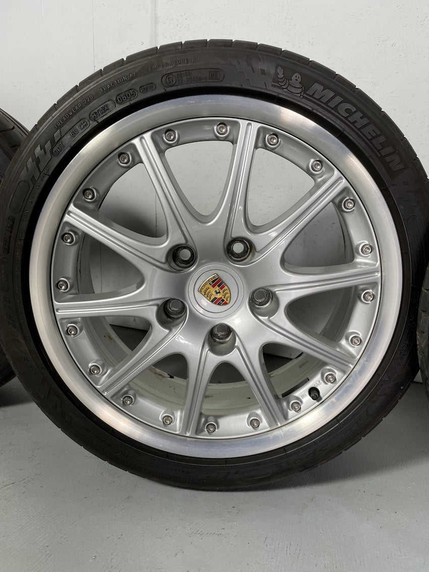 Porsche 996 993 C2 C4 18 Zoll Sport Design Felgen 7,5J + 10J GT3 ORIGINAL