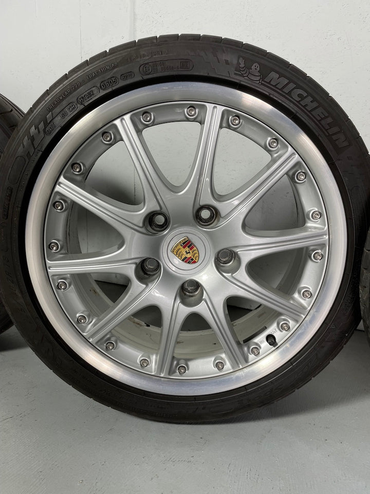 Porsche 996 993 C2 C4 18 Zoll Sport Design Felgen 7,5J + 10J GT3 ORIGINAL