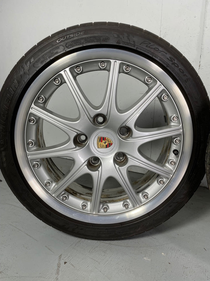 Porsche 996 993 C2 C4 18 Zoll Sport Design Felgen 7,5J + 10J GT3 ORIGINAL