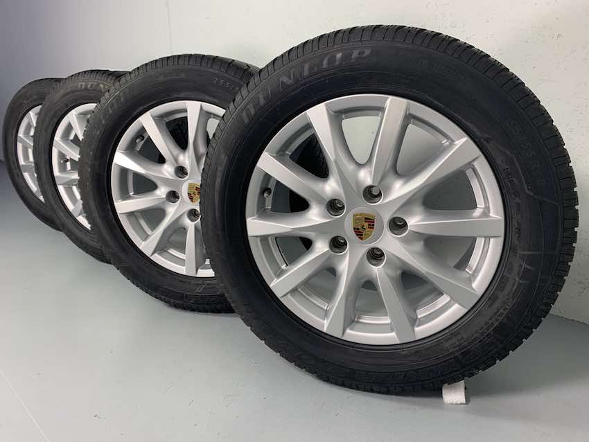 Porsche Cayenne 18 Zoll Winter Räder 958 Dunlop MwSt.awb.