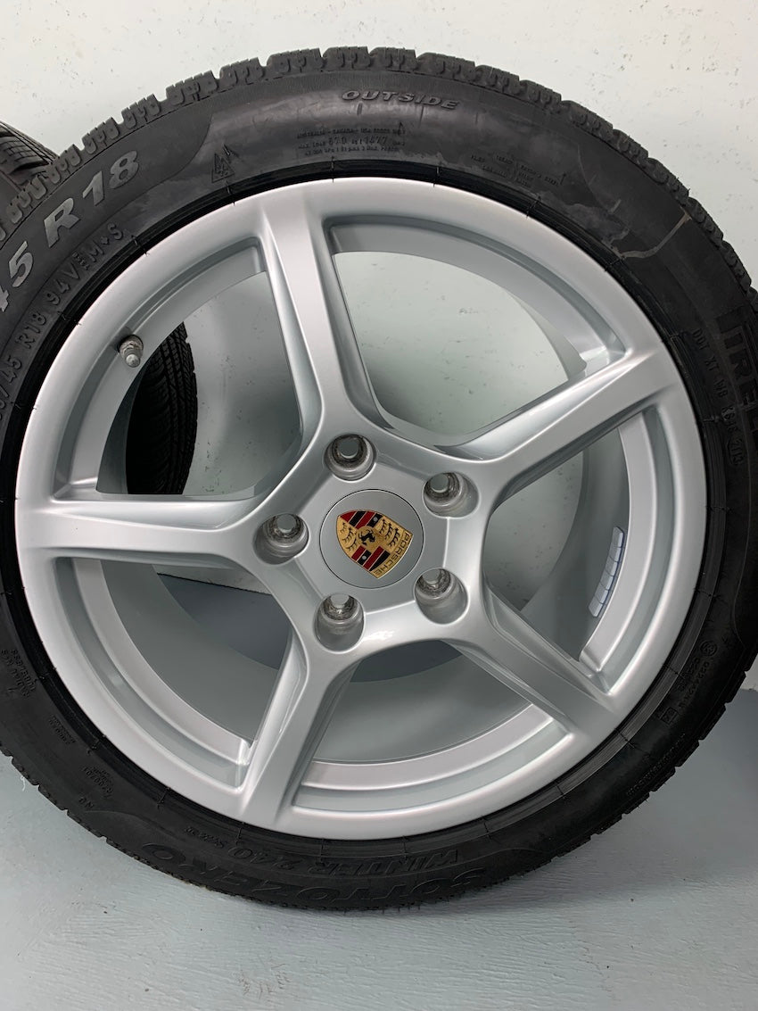 Porsche Boxster 18 Zoll 718 982 Winter Räder Pirelli Cayman MwSt. awb.