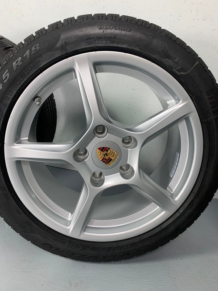 Porsche Boxster 18 Zoll 718 982 Winter Räder Pirelli Cayman MwSt. awb.