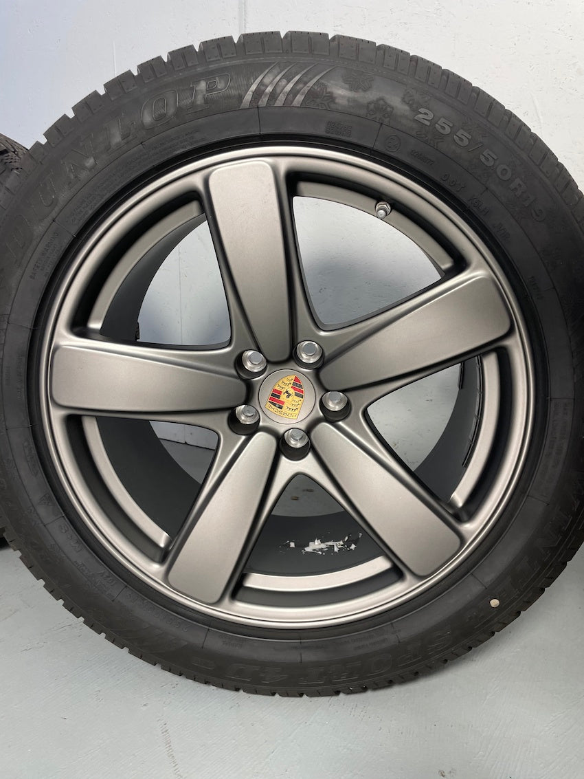 Porsche Macan I 19 Zoll Sport Classic Winter Räder Dunlop 3800KM PLATINUM