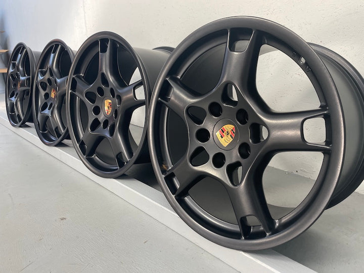 Porsche 997 19 Zoll Carrera S Felgen C2 S neu pulverbeschichtet TOP