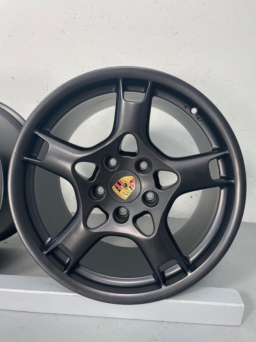 Porsche 997 19 Zoll Carrera S Felgen C2 S neu pulverbeschichtet TOP