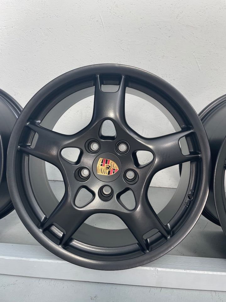 Porsche 997 19 Zoll Carrera S Felgen C2 S neu pulverbeschichtet TOP