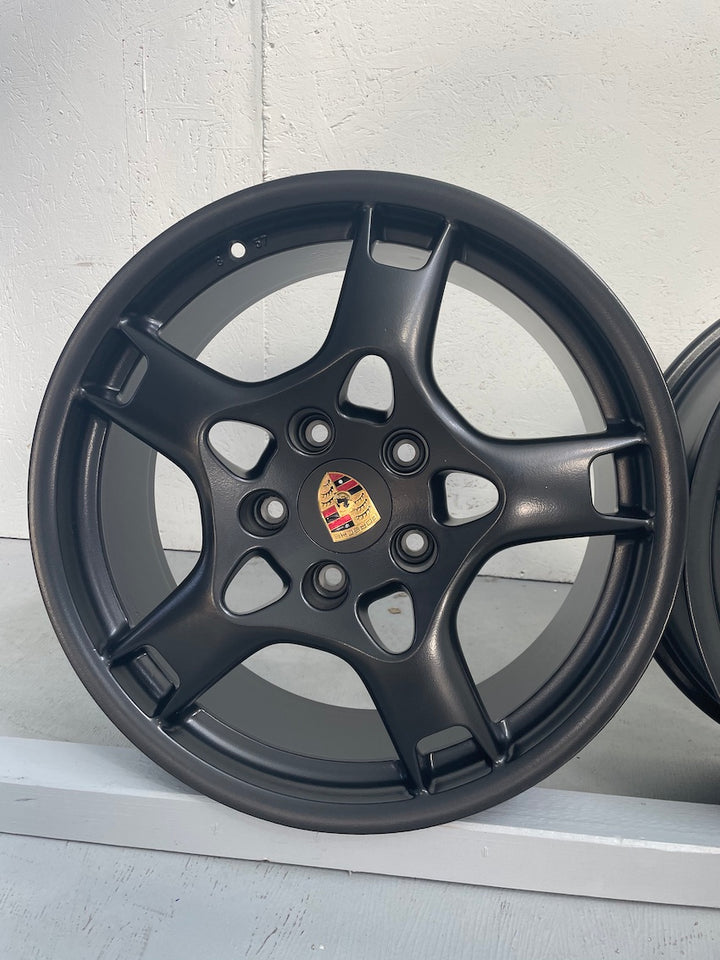 Porsche 997 19 Zoll Carrera S Felgen C2 S neu pulverbeschichtet TOP