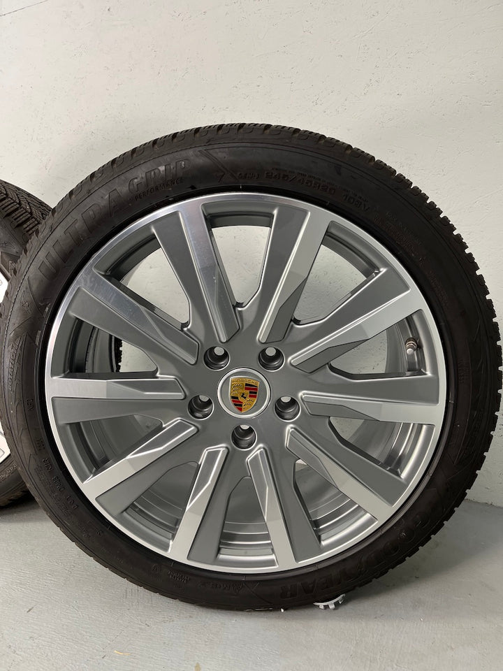 Porsche Taycan 20 Zoll Tequipment Design Winterräder 800Km DOT2021