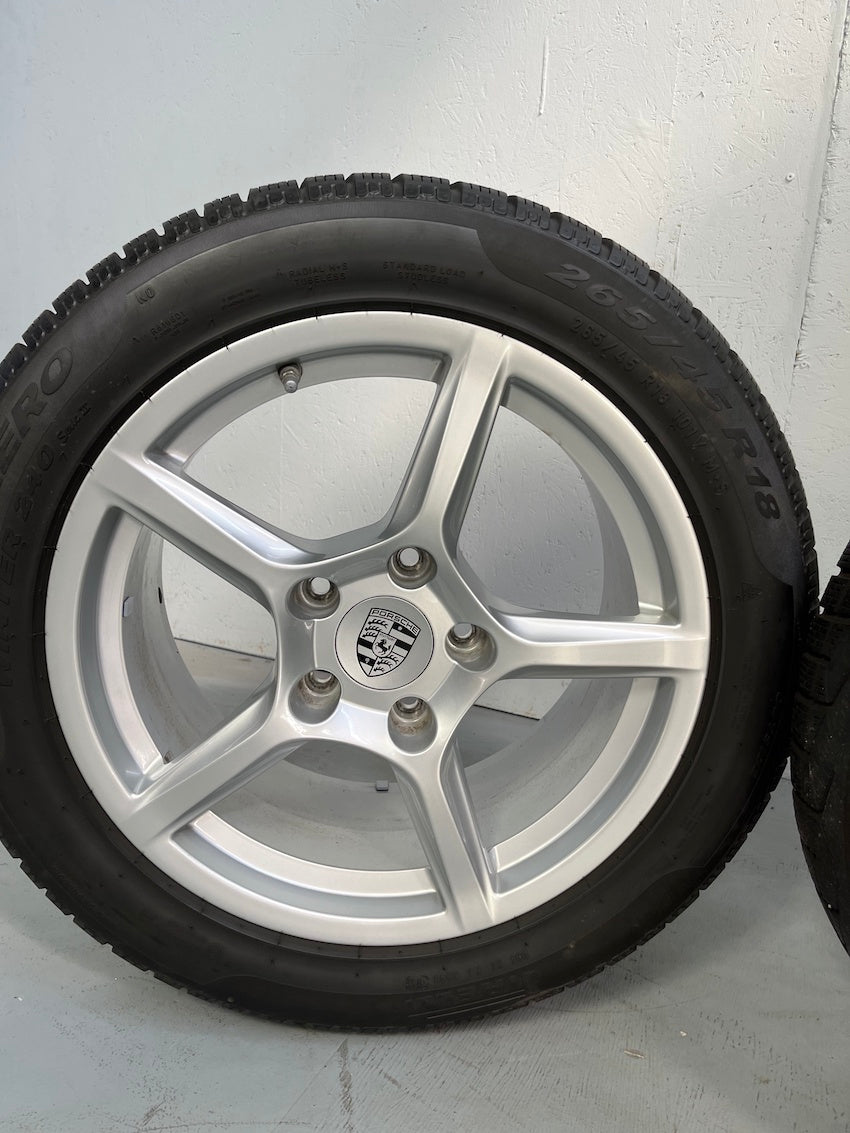 Porsche Boxster 18 Zoll Cayman 981 Winter Räder Pirelli 6,5mm