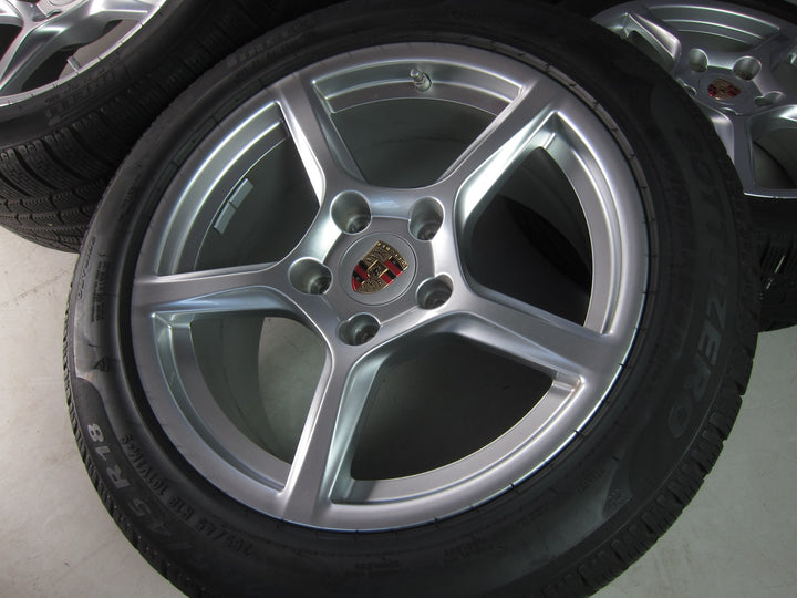 Porsche Boxster 18 Zoll 718 982 PIRELLI Winter Räder 6,5-7mm neuwertig